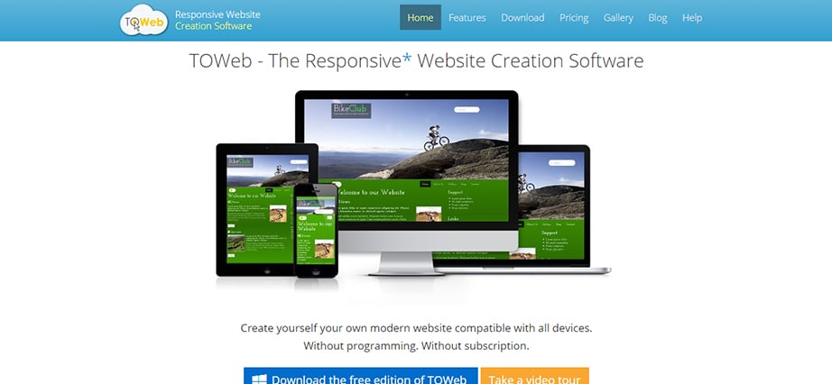 website creation software for mac